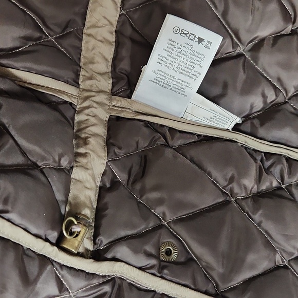 Eddie Bauer goose down vest quilted snap button EB550 medium fill - Picture 8 of 14